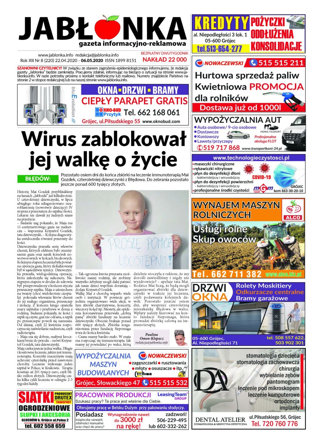 Gazeta nr 220 22.04.2020 r.