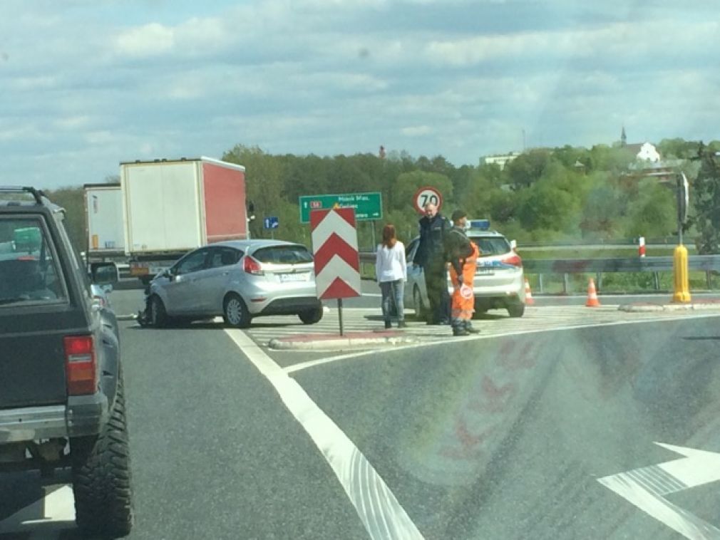 Wypadek na krajowej 50! Uwaga korek w stronę Grójca od Przęsławic