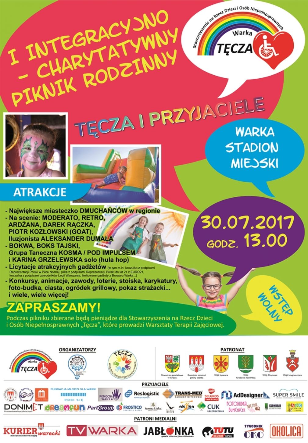 Mnóstwo atrakcji podczas Pikniku z TĘCZĄ