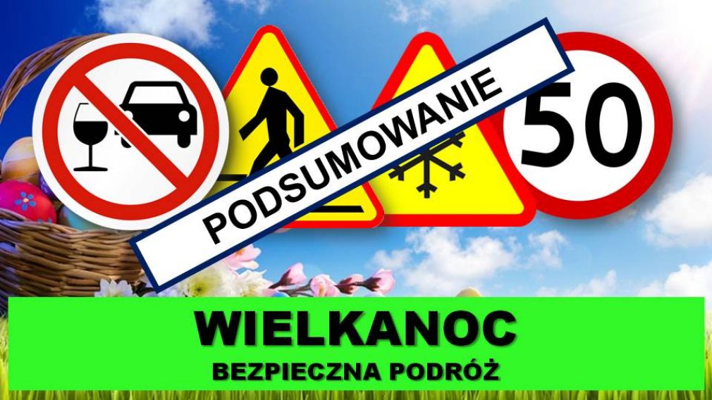 Wielkanoc w grójeckim - dwa wypadki, 11 kolizji