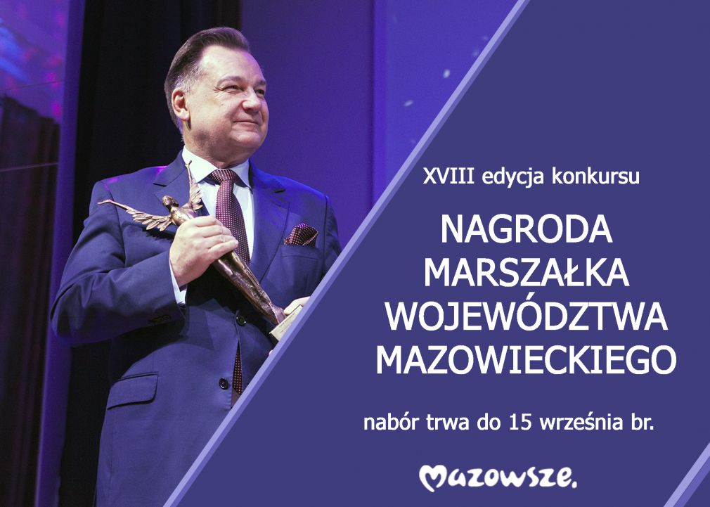 ZGŁOŚ KANDYDATA DO NAGRODY MARSZAŁKA. NABÓR WCIĄŻ TRWA