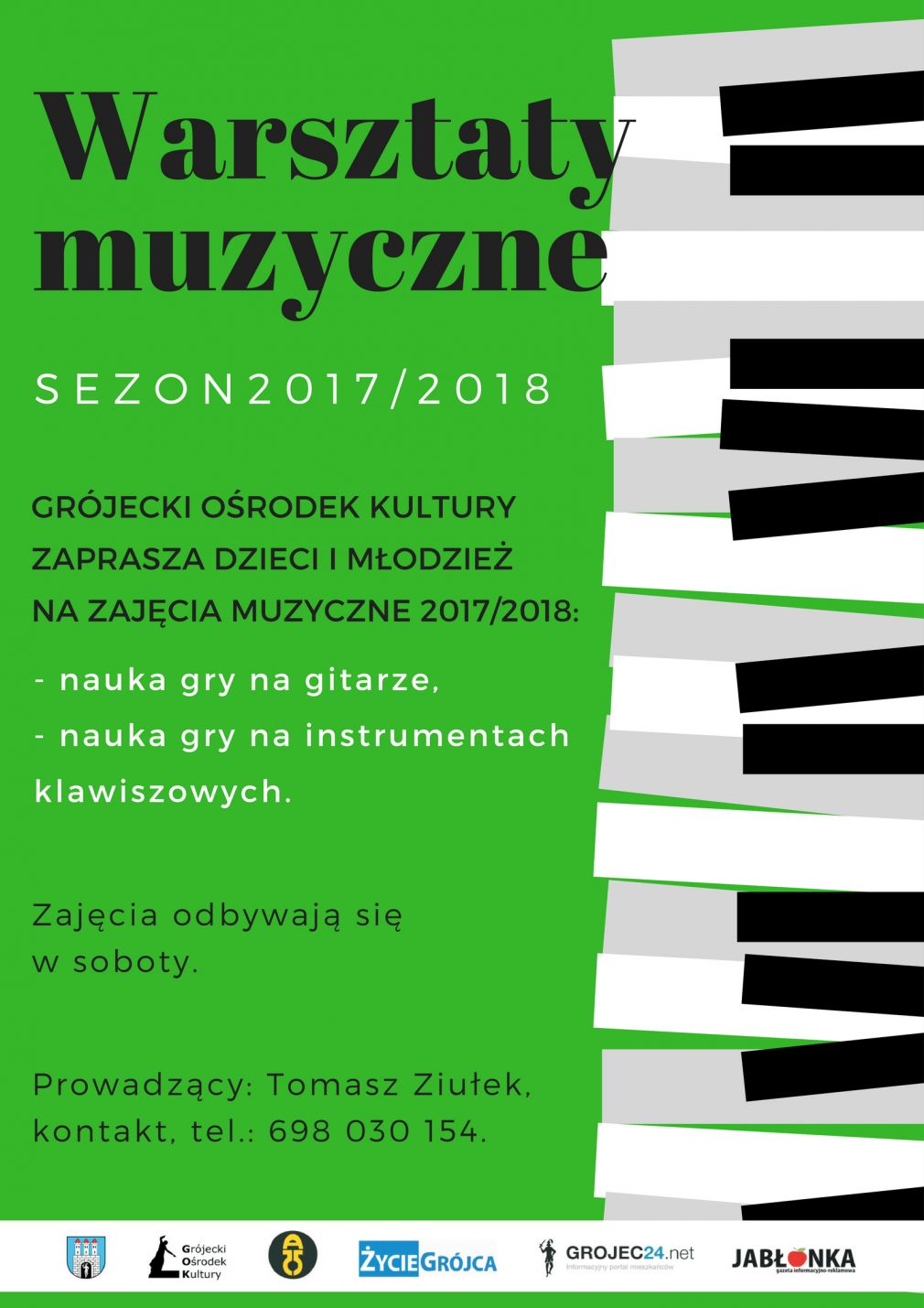 GOK zaprasza na warsztaty muzyczne