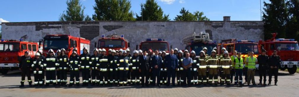 Ćwiczenia ratownicze na obiekcie jednostek OSP z gminy Chynów